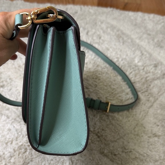 Tory Burch Jitney Green Emerson Combo Crossbody Bag - Picture 6 of 9